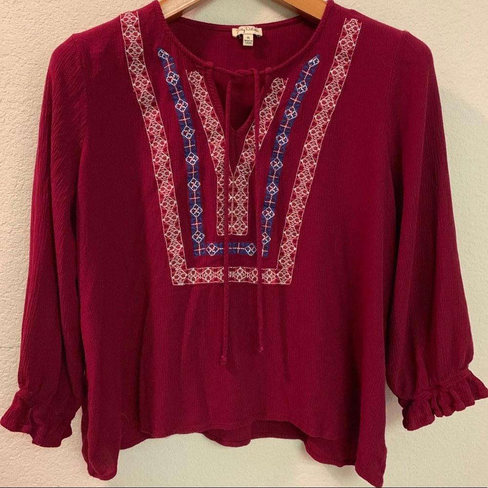 Lily White Cropped Long Sleeve